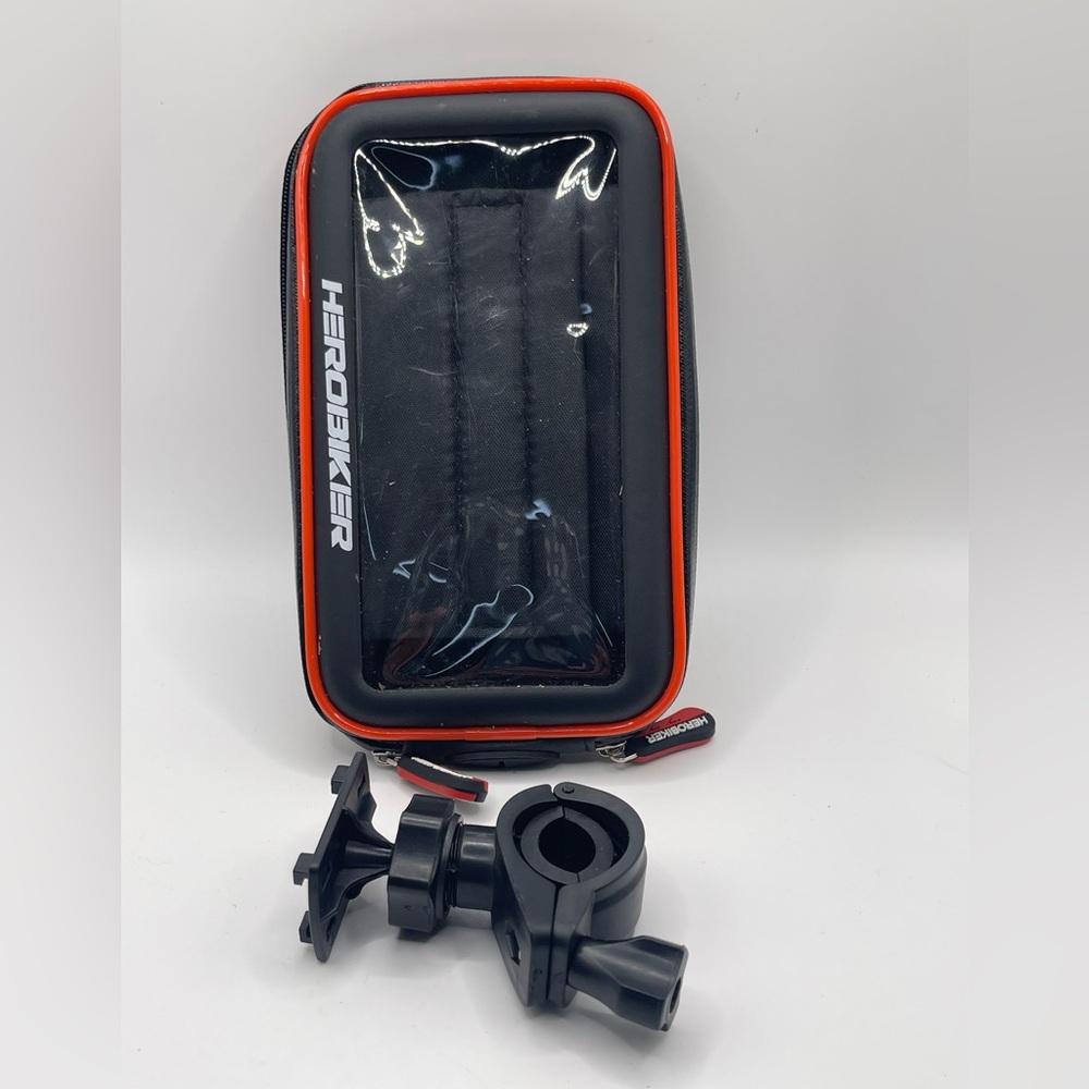 HEROBIKER MOTORCYCLE PHONE CASE THAT HOOKS TO HANDLE BARS